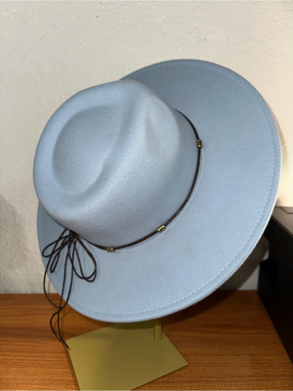 Blue Felt Hat